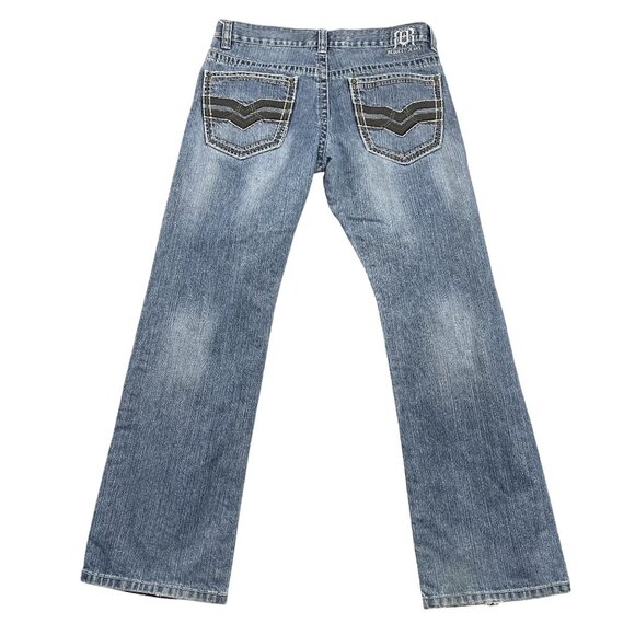 Request Jeans Mens 32x30 Premium Light Wash Mid Rise Denim Y2K - Picture 2 of 10
